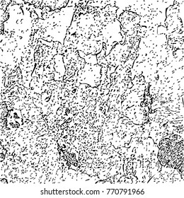 Grunge Dust Messy Background. Easy To Create Abstract Vintage, Dotted, Scratched Effect With Grain And Noise. Aged Design Element. Black and White Vector