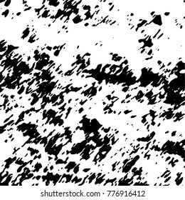 Grunge Dust Messy Background. Easy To Create Abstract Vintage, Dotted, Scratched Effect With Grain And Noise. Aged Design Element. Black and White Vector