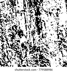 Grunge Dust Messy Background. Easy To Create Abstract Vintage, Dotted, Scratched Effect With Grain And Noise. Aged Design Element. Black and White Vector