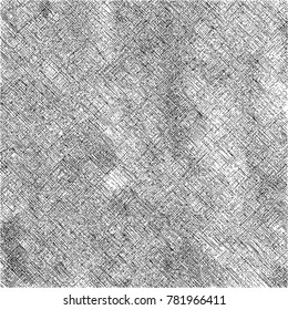Grunge Dust Messy Background. Easy To Create Abstract Vintage, Dotted, Scratched Effect With Grain And Noise. Aged Design Element. Black and White Vector