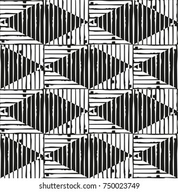 Grunge Dust Messy Seamless Background. Easy To Create Abstract Vintage, Dotted, Scratched Effect With Grain And Noise. Aged Design Element. Black and White Vector