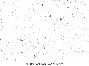 Textura de pulverização de poeira grunge com dispersão manchada. Abstrato design de sobreposição de ruído sujo. Ótimo para cartaz e uso de composição retrô.