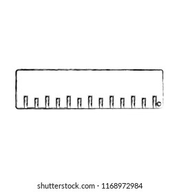 grunge education ruler school tool design