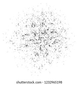 Grunge effect - abstract isolated stock vector template - easy to use