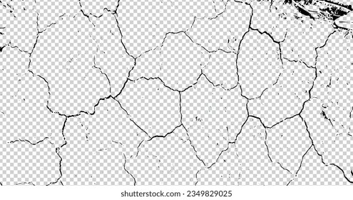 grunge effect background with cracks and scratches, grunge overlay for vector design, grungy,