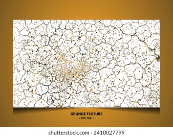 grunge effect on abstract golden color gradient texture background vector design, gold wall texture marble texture gold marble background texture overlay  crack