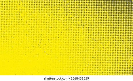 grunge effect texture Wall paint texture, Yellow Dust and scratches design, Abstract halftone vector illustration, halftone pattern effect texture grunge abstract background