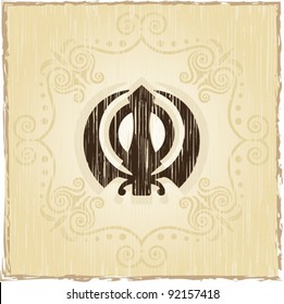 Grunge Ek Onkar, Khanda the holy motif