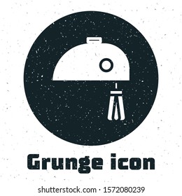 Grunge Electric mixer icon isolated on white background. Kitchen blender.  Vector Illustration