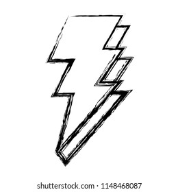 grunge electric thunder darger bolt symbol