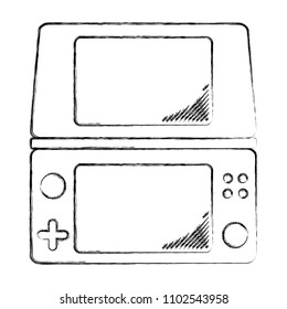 grunge electronic game handheld simulator videogame