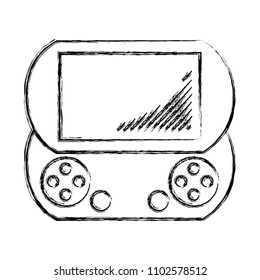 grunge electronic handheld game console simulador