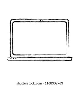 grunge electronic laptop technology object service