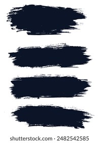 Grunge Element Splash Kollektion des Schwarz Farbspritzers Pinselstrich Banner Frame