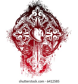 Grunge emblem