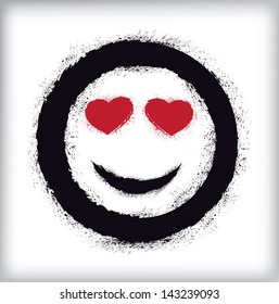 Grunge emoticon