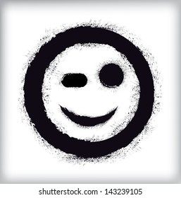 Grunge emoticon
