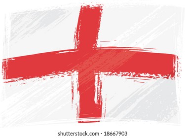 Grunge England Flag