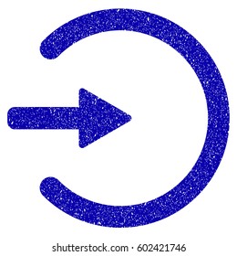 Grunge Entrance rubber seal stamp watermark. Icon symbol with grunge design and scratched texture. Unclean vector blue sign.