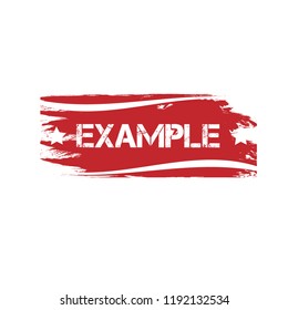 Grunge example rubber seal stamp