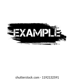 Grunge example rubber seal stamp