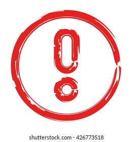grunge exclamation mark
