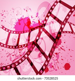 grunge film background