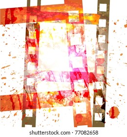 grunge film background