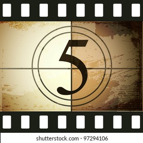 Grunge film countdown