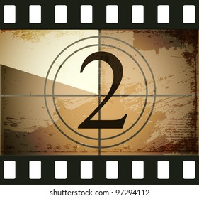 Grunge film countdown
