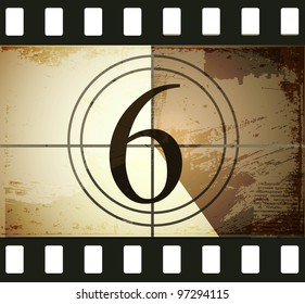 Grunge film countdown