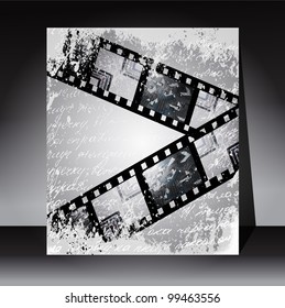 Grunge film for photo or video recording