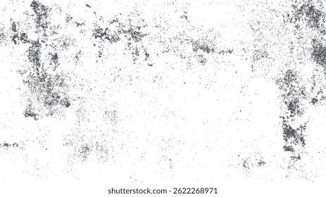 Grunge with fine grains isolated on white background. Vector illustration Vector grunge abstract texture. Effect old wall cemet texture background.