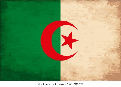 Grunge Flag of Algeria