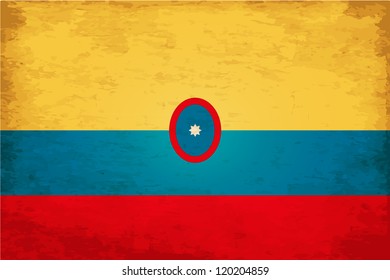 Grunge Flag of Colombia