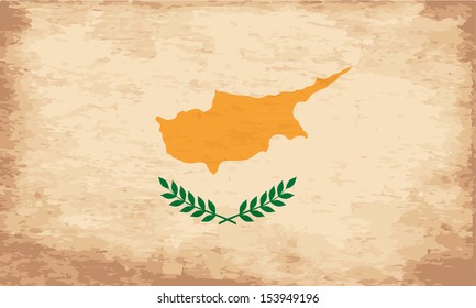 Grunge Flag of Cyprus