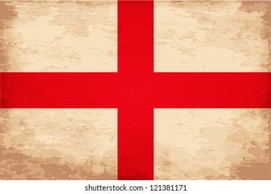 Grunge Flag of England