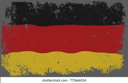 grunge flag of Germany