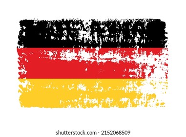 Bandera ondulada de Alemania.Bandera vectora de Alemania.