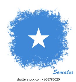 Grunge Flag of Somalia.