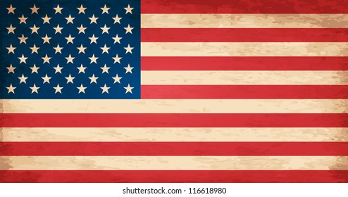 Grunge Flag of United States
