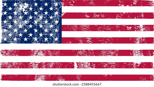 Grunge Flag of the USA 