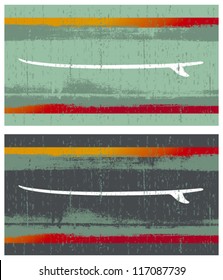 grunge flags with table