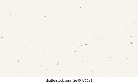 Grunge flecked paper background with a vintage, grainy texture. Features speckles, flecks, specks, and scattered particles for a rustic, handcrafted look. Vector illustration
