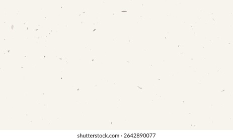 Grunge flecked paper background with a vintage, grainy texture. Features speckles, flecks, specks, and scattered particles for a rustic, handcrafted look. Vector illustration