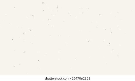 Grunge flecked paper background with a vintage, grainy texture. Features speckles, flecks, specks, and scattered particles for a rustic, handcrafted look. Vector illustration