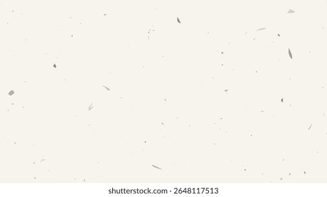 Grunge flecked paper background with a vintage, grainy texture. Features speckles, flecks, specks, and scattered particles for a rustic, handcrafted look. Vector illustration