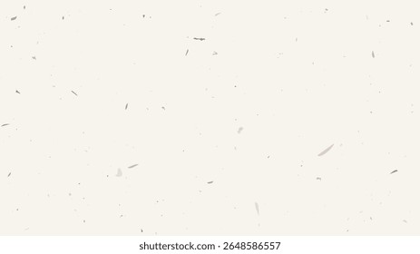 Grunge flecked paper background with a vintage, grainy texture. Features speckles, flecks, specks, and scattered particles for a rustic, handcrafted look. Vector illustration