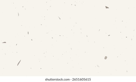 Fundo de papel serrilhado grunge com uma textura granulada vintage. Apresenta manchas, manchas, manchas e partículas dispersas para uma aparência rústica e artesanal. Ilustração vetorial