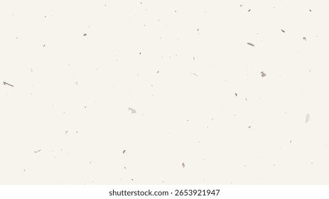 Fundo de papel serrilhado grunge com uma textura granulada vintage. Apresenta manchas, manchas, manchas e partículas dispersas para uma aparência rústica e artesanal. Ilustração vetorial